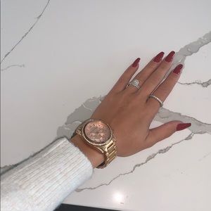 Michael Kors Rose Gold with Crystals